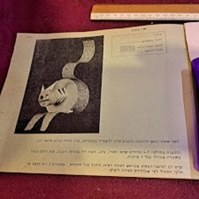 Do it yourself by papers Hebrew booklet [BOK10231]