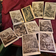 Postcards 1930, set of 10 pcs [BOK10238]