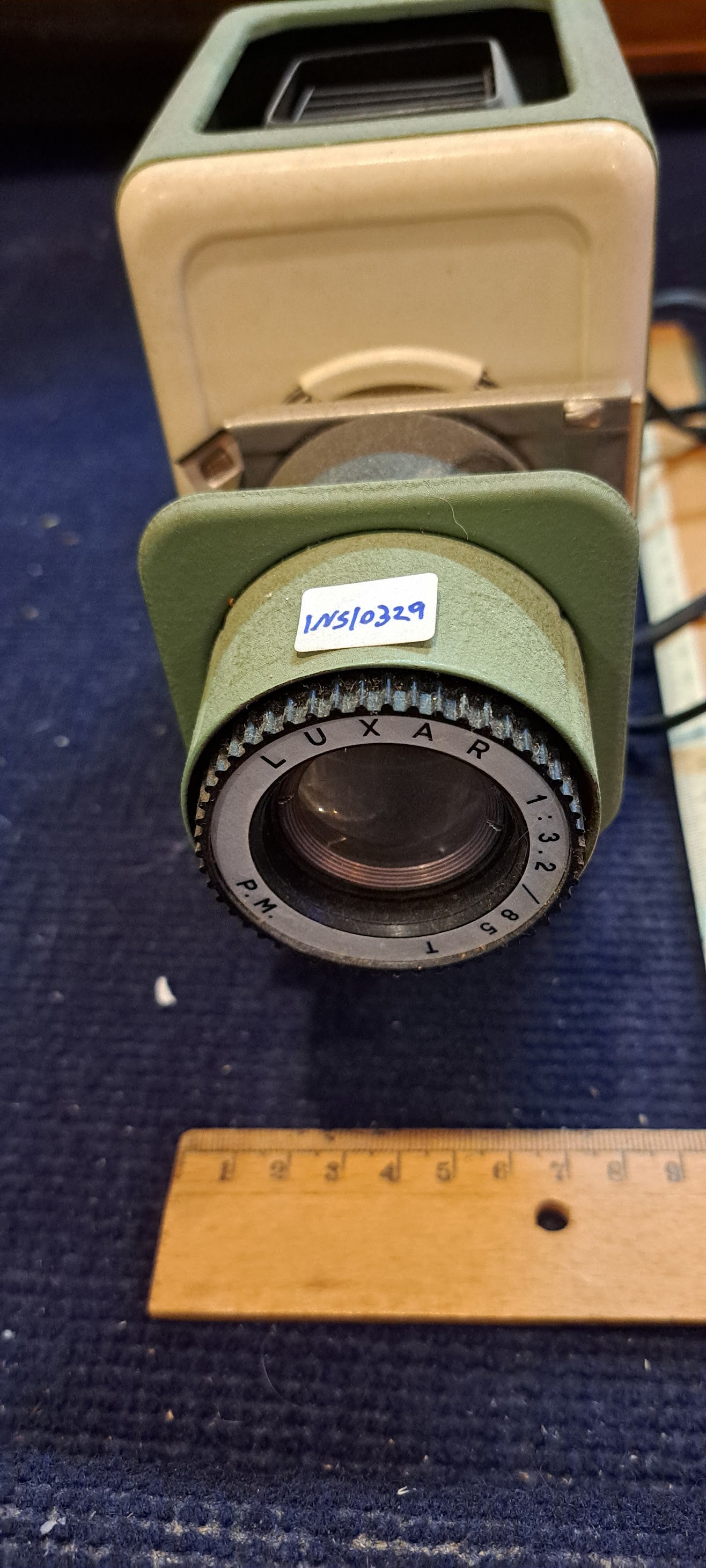 Antique manual movie film projector [INS10329]