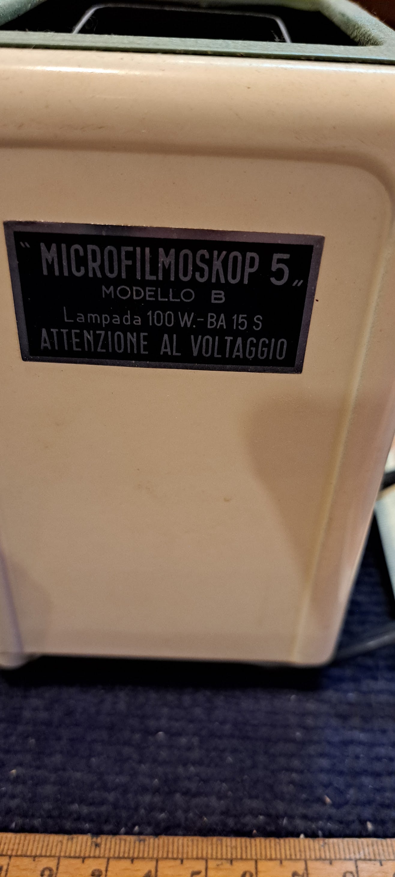 Antique manual movie film projector [INS10329]