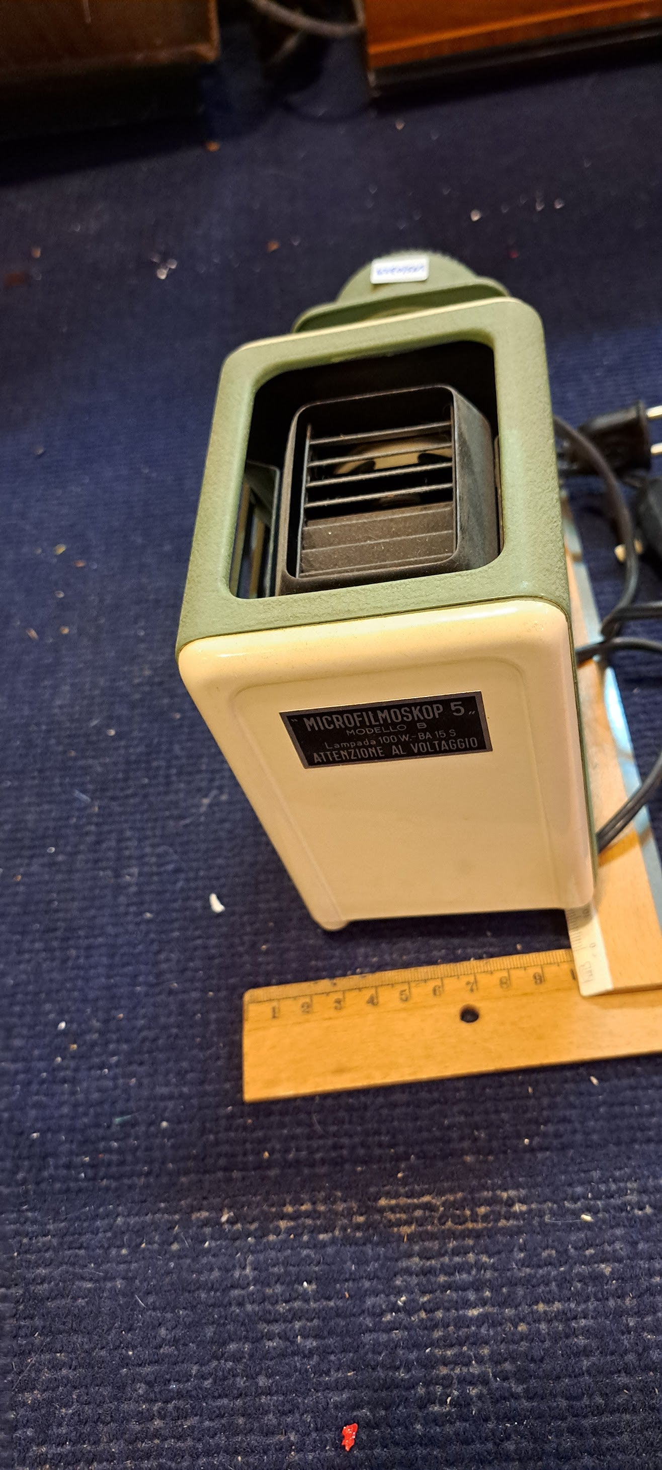 Antique manual movie film projector [INS10329]