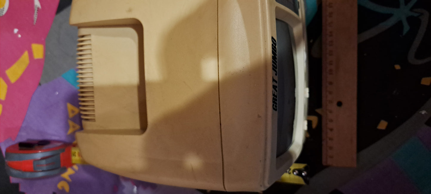 Mini portable old TV + radio [INS10351]