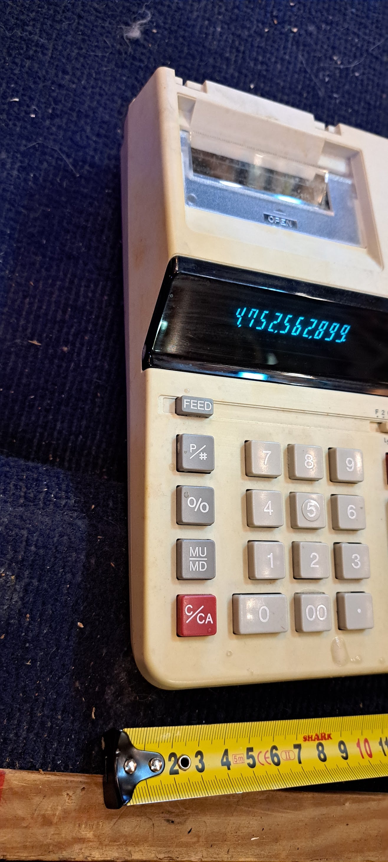 Vintage Printing calculator Casio FR-310 [INS10383]