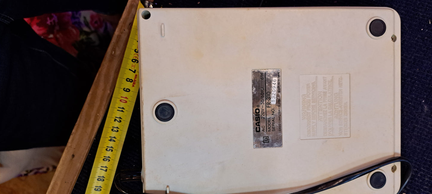 Vintage Printing calculator Casio FR-310 [INS10383]