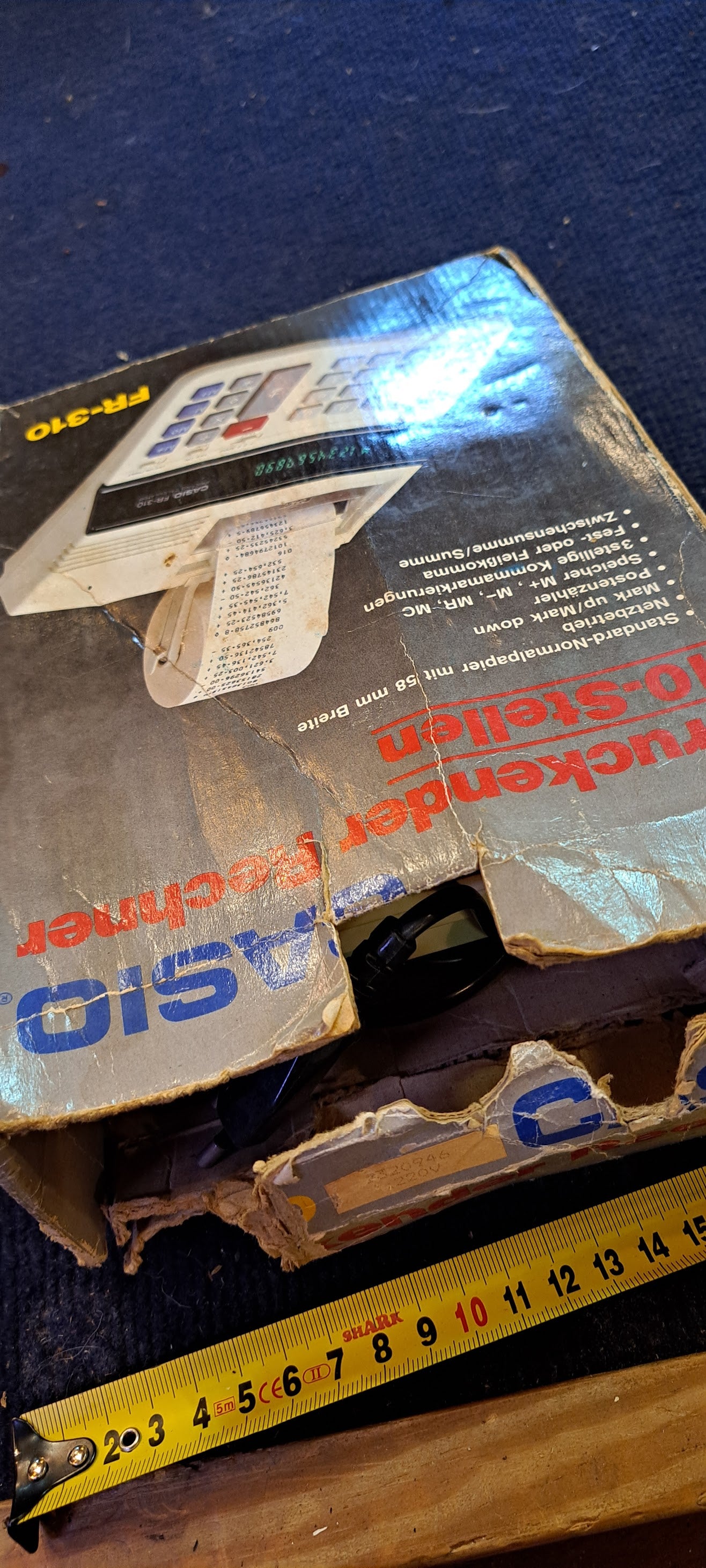 Vintage Printing calculator Casio FR-310 [INS10383]