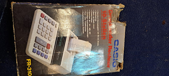 Vintage Printing calculator Casio FR-310 [INS10383]