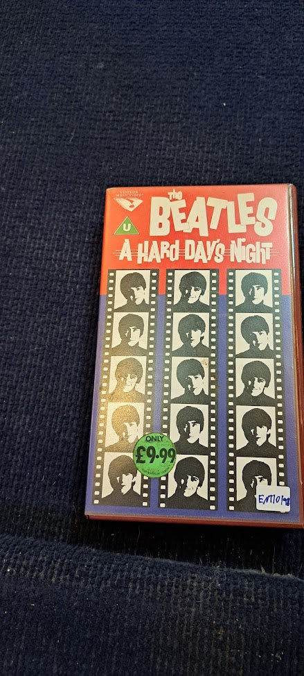 Beatles - Hard days night video cassette VHS [ENT10198]