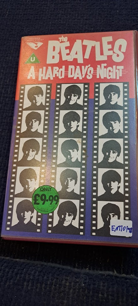Beatles - Hard days night video cassette VHS [ENT10198]