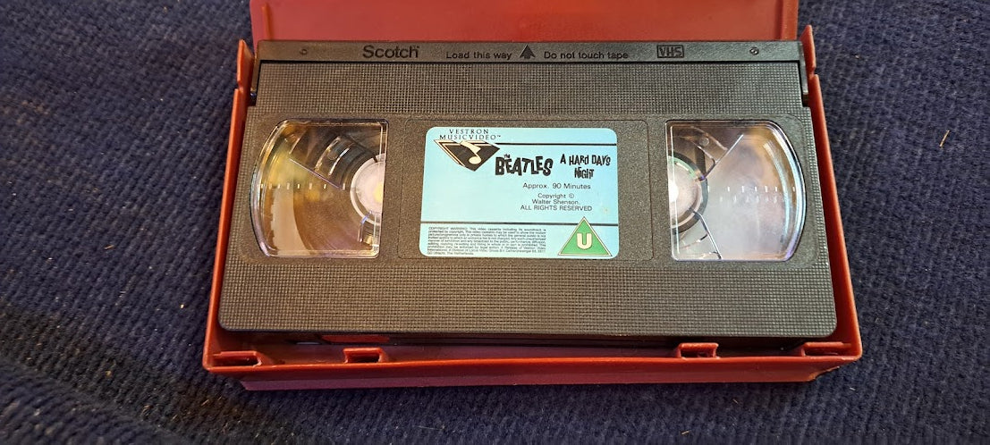 Beatles - Hard days night video cassette VHS [ENT10198]