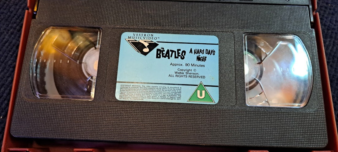 Beatles - Hard days night video cassette VHS [ENT10198]