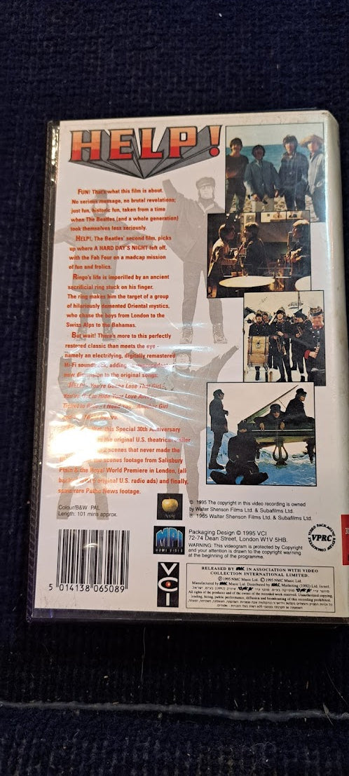 The Beatles - help VHS [ENT10196]
