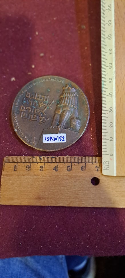 Israel bronze meda remembrance IDF day medal 1959 [ISR10152]