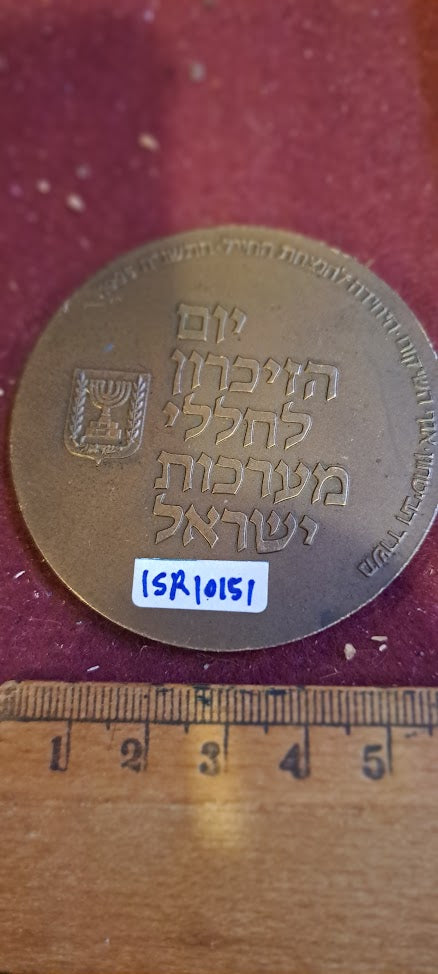 Israel bronze meda - remembrance IDF day medal 1995 [ISR10151]