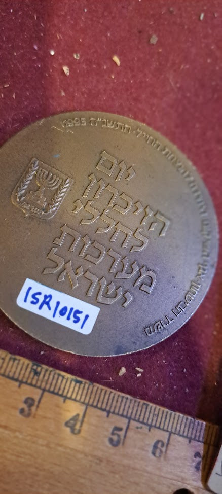 Israel bronze meda - remembrance IDF day medal 1995 [ISR10151]