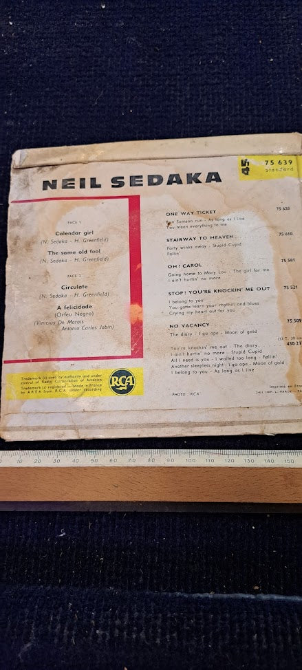 Neil Sedaka Vanilla Record [ENT10205]