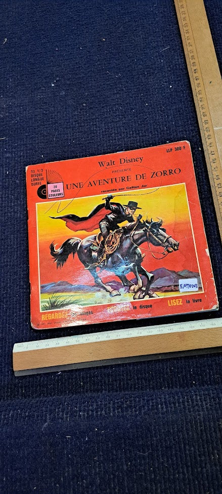 Walt Disney Zoro Vanilla Record and booklet [ENT10203]