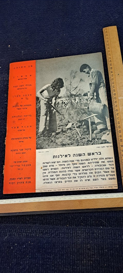 Israel DAVR HASHAVUA rare weeky newspaper during 1948 [BOK10270]