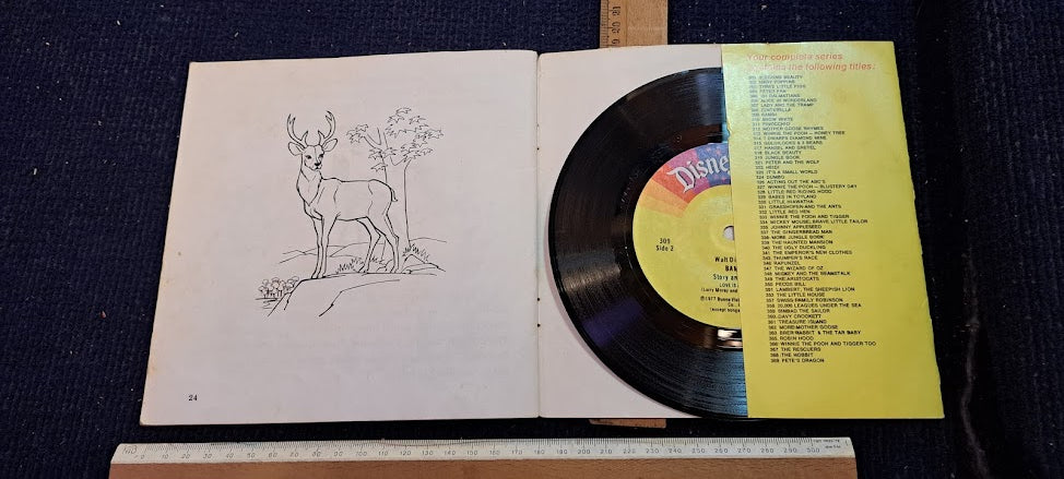 Walt Disney Bambi Vanilla Record and booklet [ENT10209]