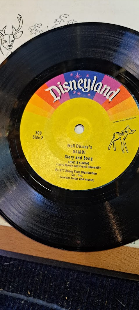 Walt Disney Bambi Vanilla Record and booklet [ENT10209]