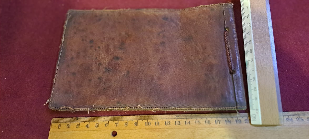 Photos old Album with Jerusalem Leather Plating [BOK10276]