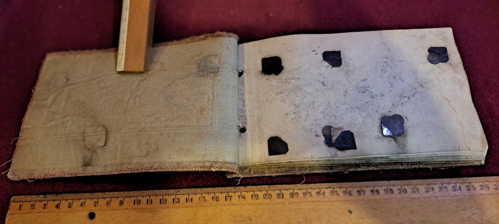Photos old Album with Jerusalem Leather Plating [BOK10276]