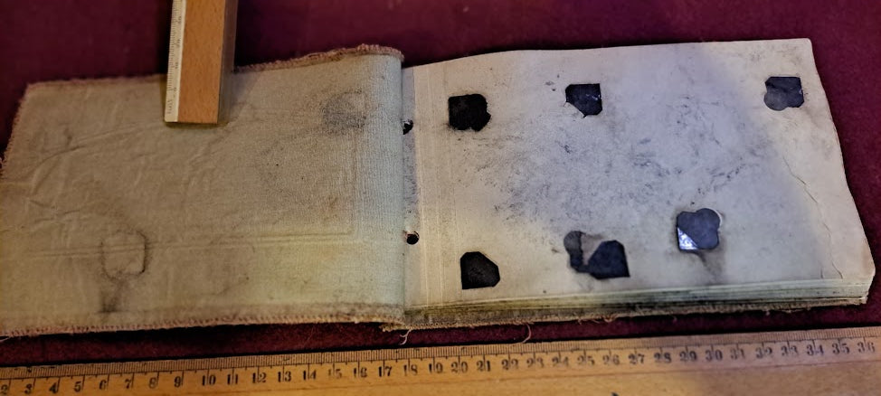 Photos old Album with Jerusalem Leather Plating [BOK10276]