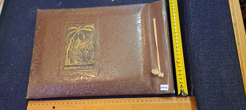 Photos old Album with Israel Copper Plating [BOK10281]