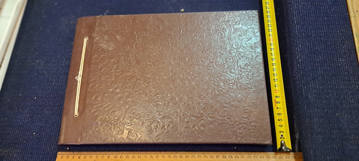 Photos old Album with Israel Copper Plating [BOK10281]
