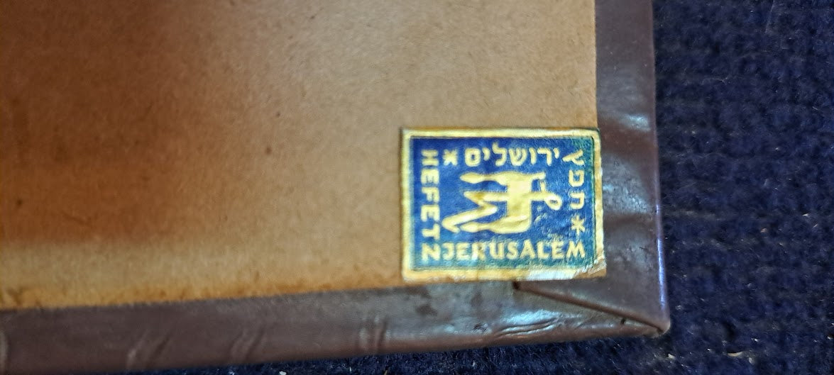 Photos old Album with Israel Copper Plating [BOK10281]