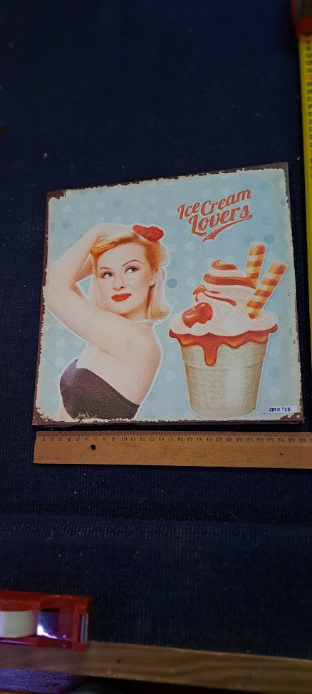 Canvas retro advertisement printing  [ART10178]