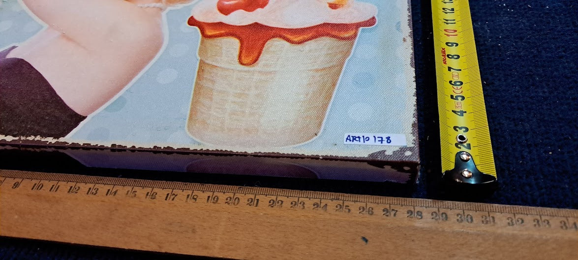 Canvas retro advertisement printing  [ART10178]
