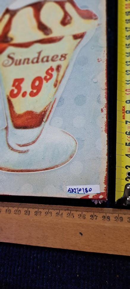 Canvas retro advertisement printing [ART10180]
