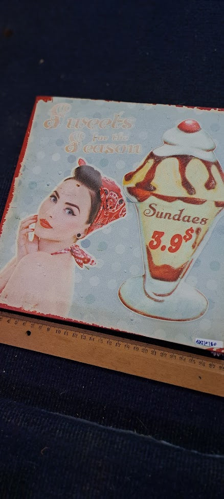 Canvas retro advertisement printing [ART10180]