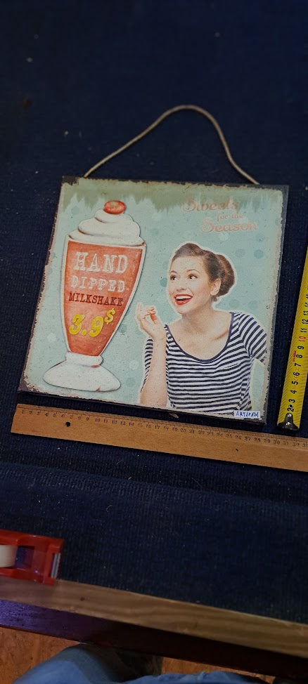 Canvas retro advertisement printing  [ART10171]