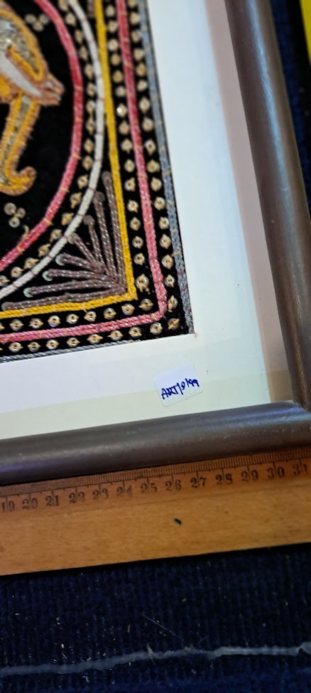 Handmade Indian Elephant Embroidery [ART10199]