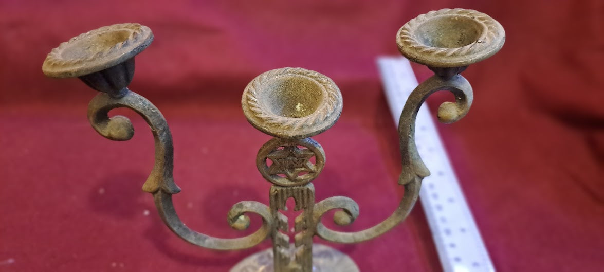 Judaica Candlesticks x3 [JUD10165]