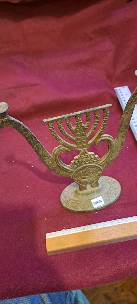 Judaica Candlesticks x2 [JUD10155]