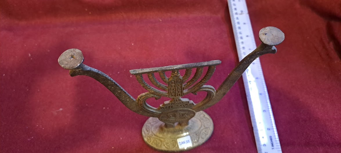 Judaica Candlesticks x2 [JUD10155]