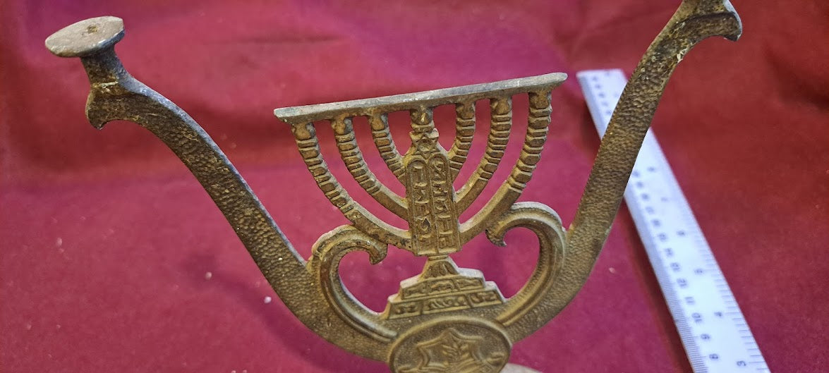 Judaica Candlesticks x2 [JUD10155]