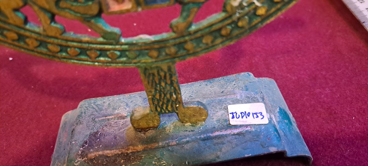 חנוכייה (חנוכה) יודאיקה, ברזל [JUD10153] 