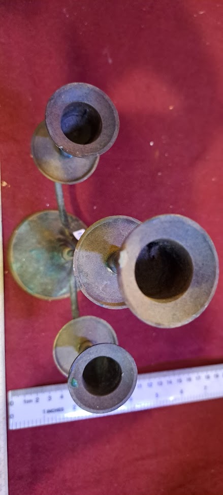 Judaica Candlesticks x3 [JUD10163]