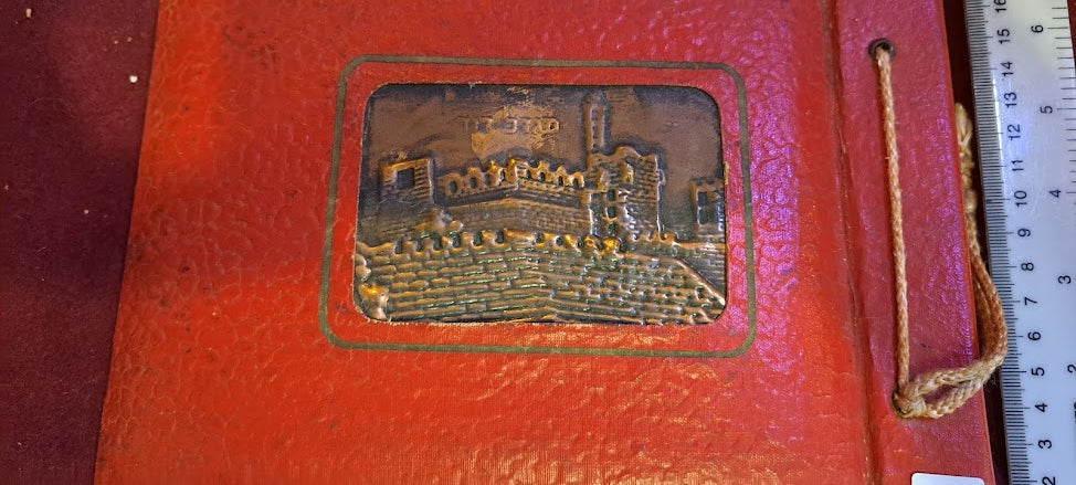Old photos Album with Jerusalem Copper Plating [BOK10290]