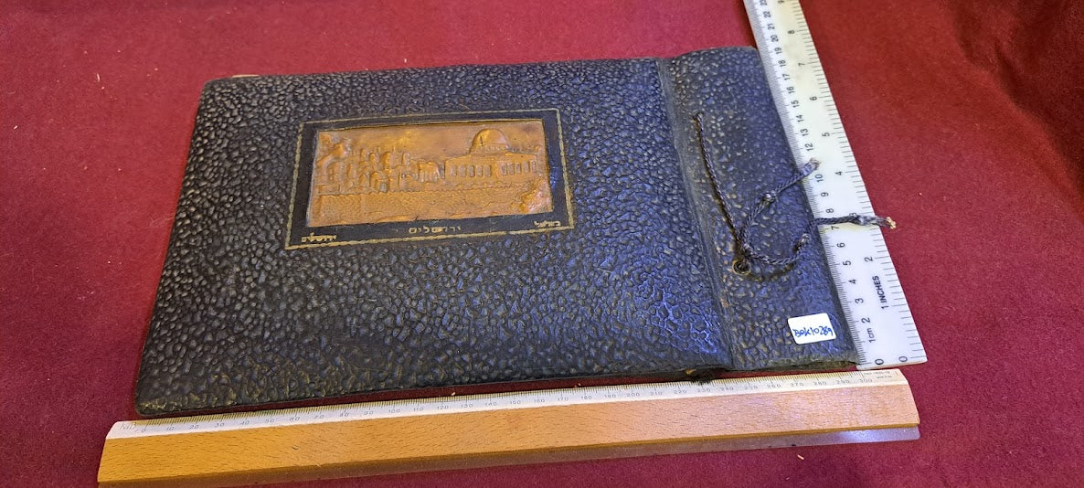 Old photos album with Jerusalem Copper Plating [BOK10289]