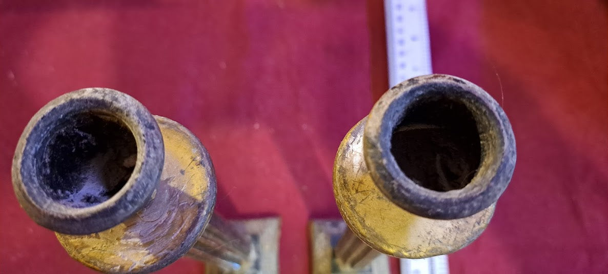 Judaica Candlesticks x2 [JUD10168]