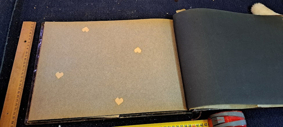 Old photos Album with Jerusalem Copper Plating [BOK10292]