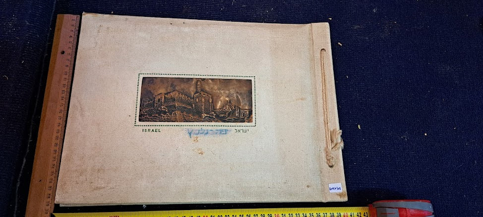 Old photos Album with Jerusalem Copper Plating [BOK10303]