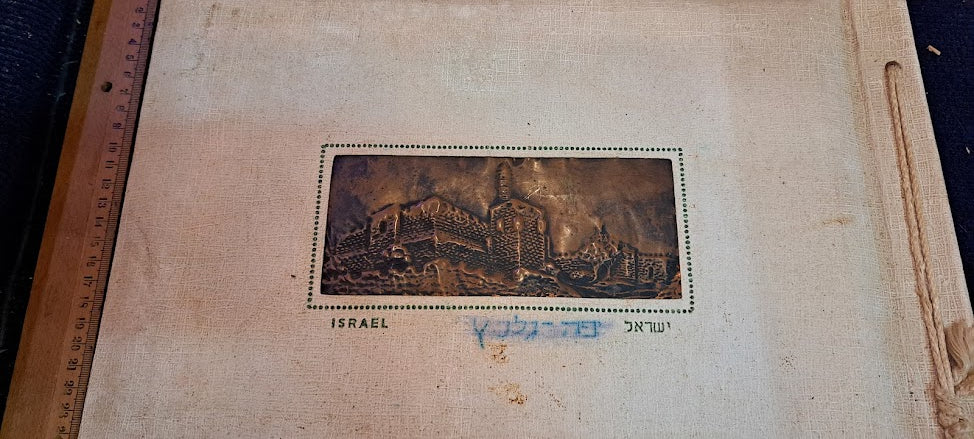 Old photos Album with Jerusalem Copper Plating [BOK10303]