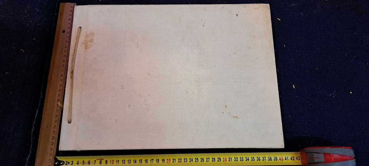 Old photos Album with Jerusalem Copper Plating [BOK10303]