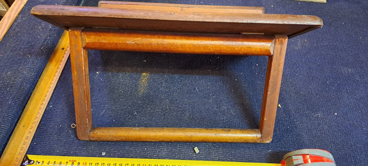 Vintage Book wood stand rare! [OTH10266]