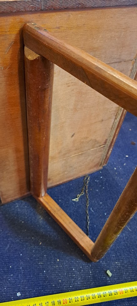 Vintage Book wood stand rare! [OTH10266]